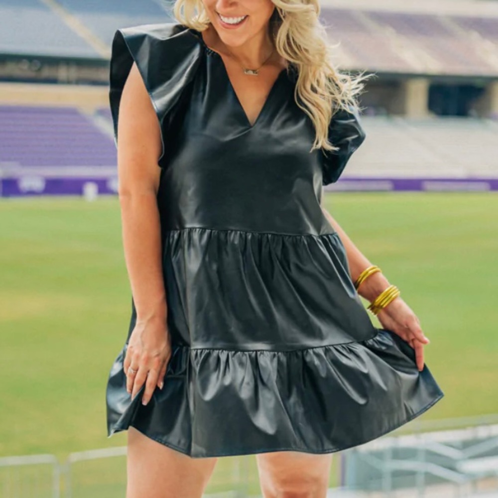 Buddy Love Ronnie Ruffle Sleeve Dress